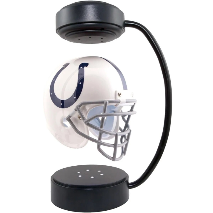 NFL Rotating Levitating Hover Helmet With LED Lighting & Hover Football With Bluetooth Speaker