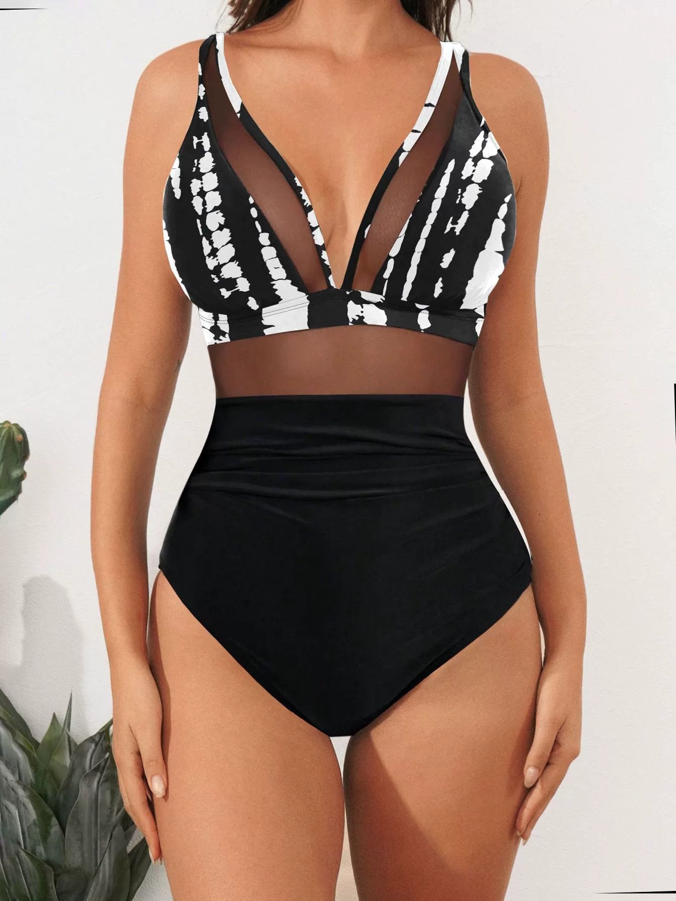 🔥Hot Sale 49% OFF👙Mesh Tummy Control Swimsuit