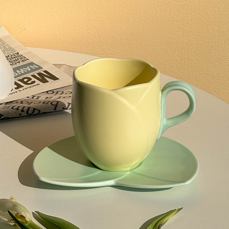 Personalized Signature Tulip Coffee Mug