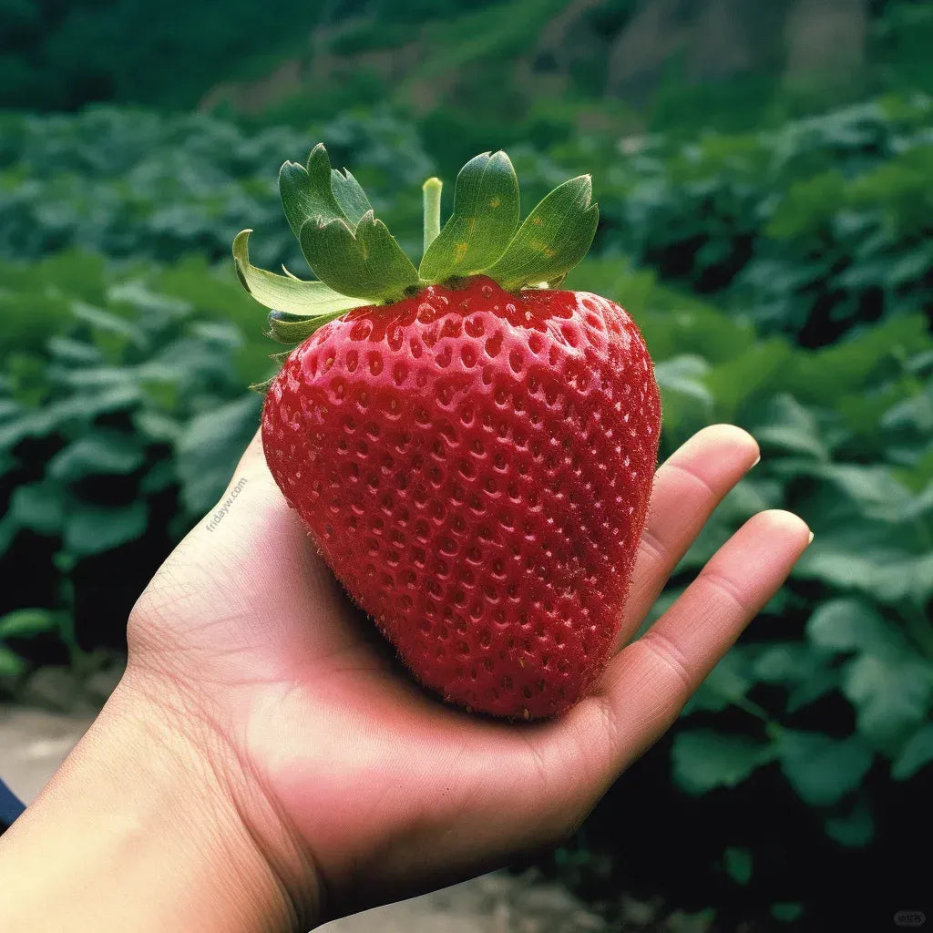 Last Day 70% OFF- 🍓Four Seasons giant strawberry cream seeds- 100% Germination