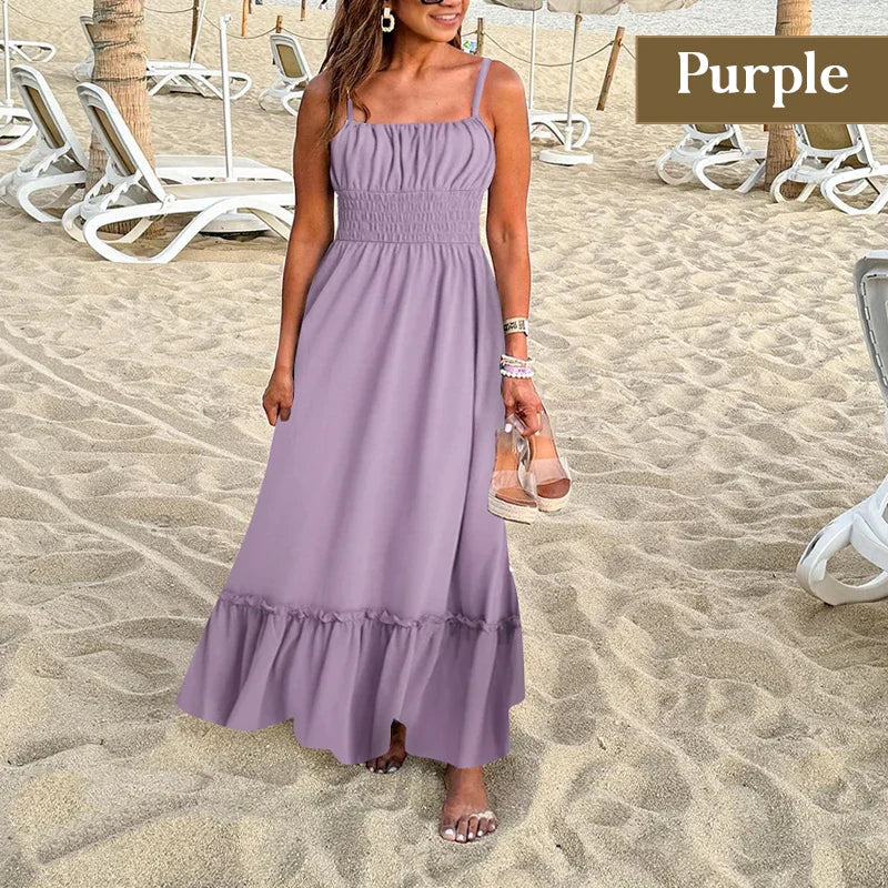 💃Hot Sale - 45% OFF🔥Floral Cami Maxi Dress With Pockets