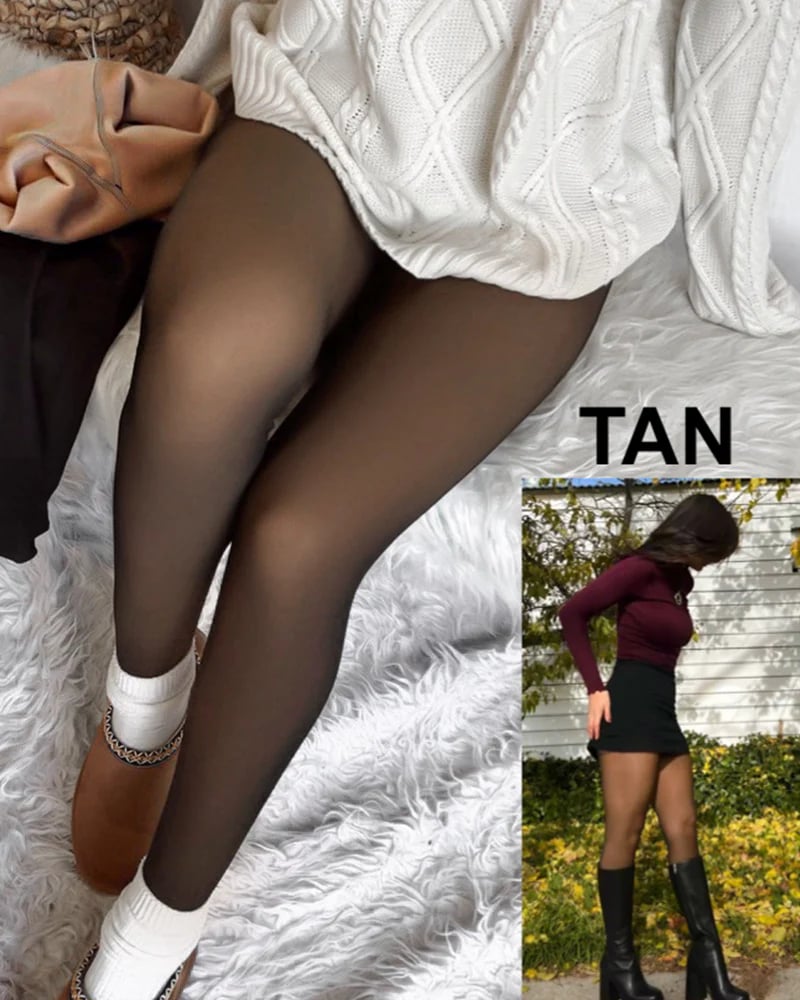 THE ORIGINAL! MAGIC VELVET LINED LEGGINGS • CLOSED FOOT (LOOKS LIKE PANTYHOSE)