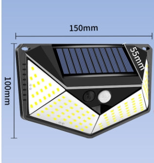 320 LED Solar Security Lights (Pack of 2) - 3-in-1 Sensor, Constant, Combination Lighting