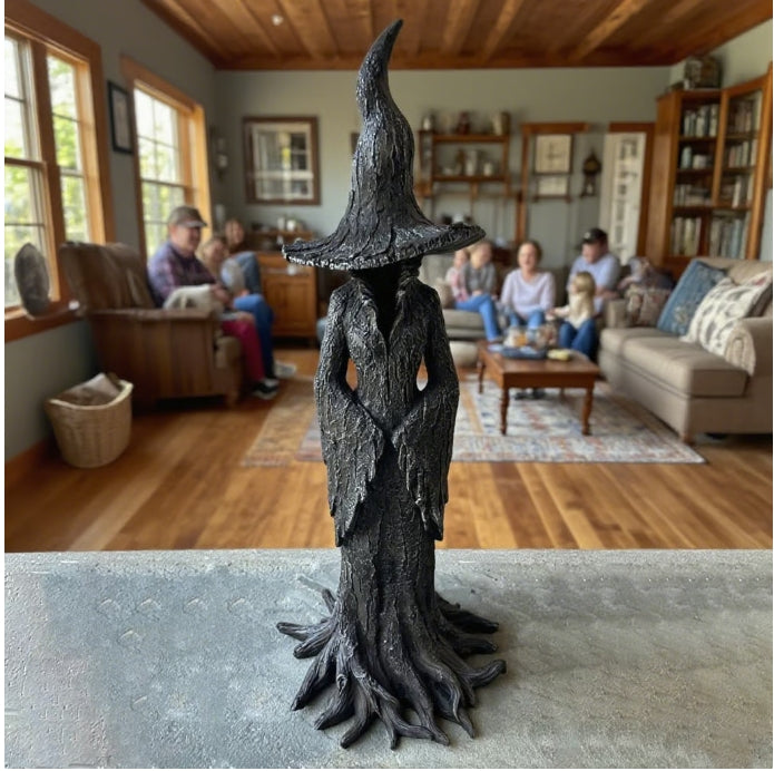 🔥LAST DAY 49% OFF - ❤️🔥🧙♀️Hand-Painted Enchanting Witch Statue: The Guardian of Your Home (✨Same as in the video)