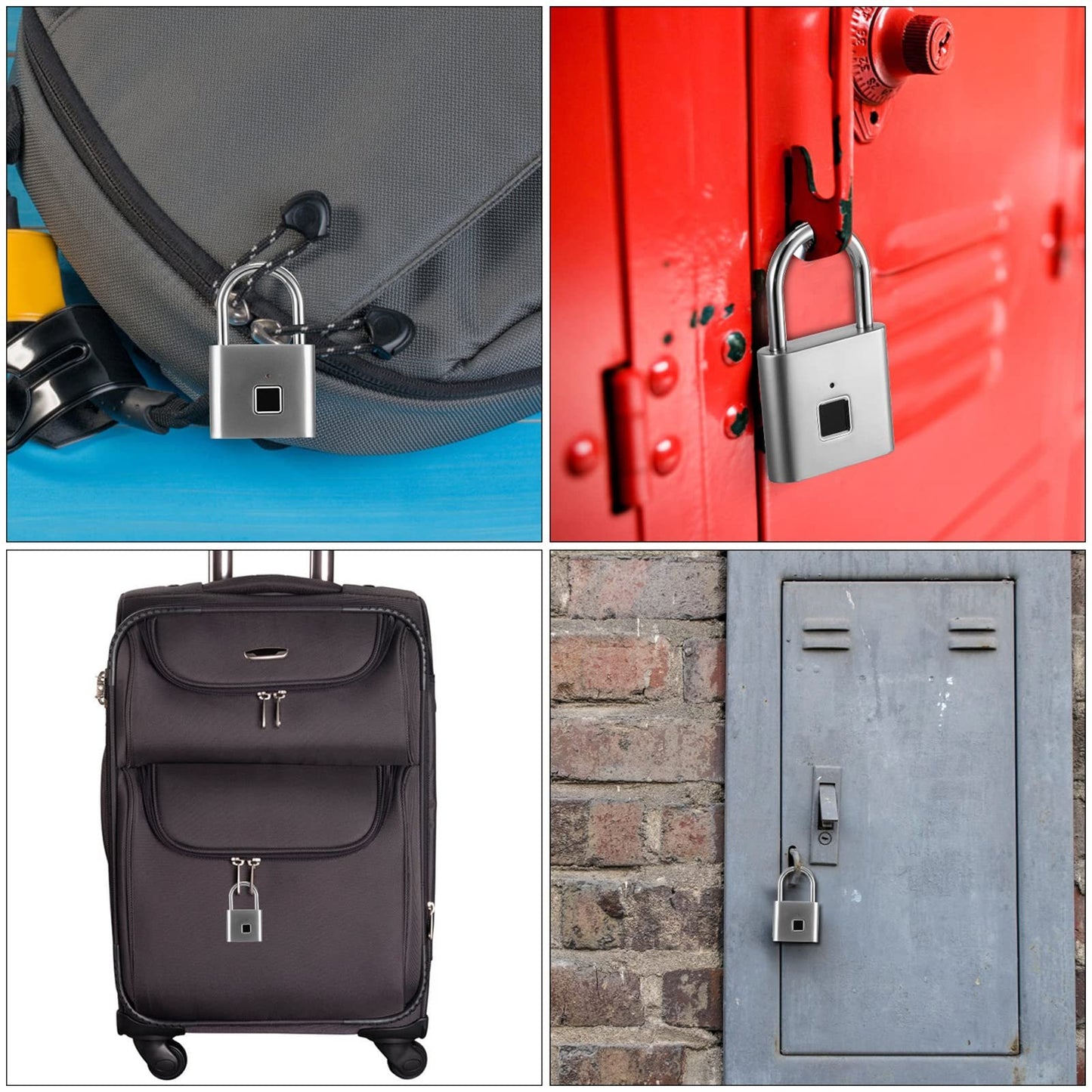 🔒Smart Fingerprint Padlock (Model SY11 and Model M01)
