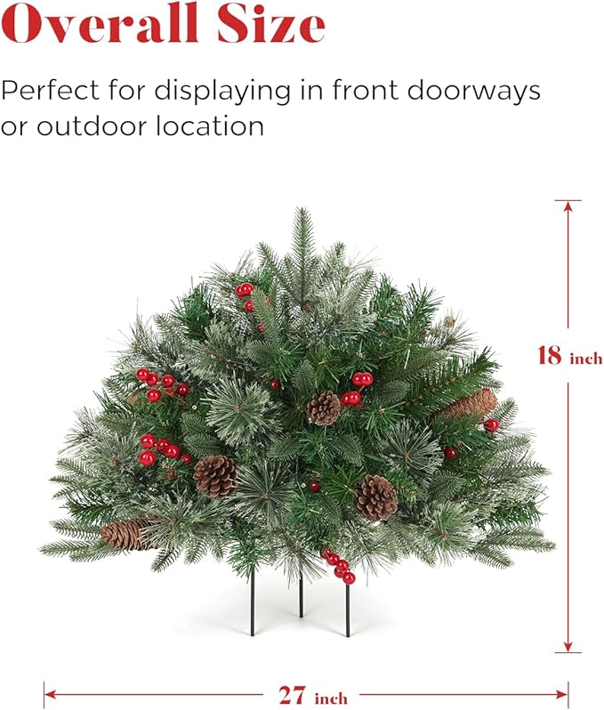 🎄Early Christmas Sale 49% OFF🔥Pre-lit Artificial Christmas Tree Feel Real Urn Filler