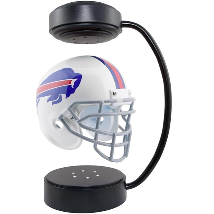 NFL Rotating Levitating Hover Helmet With LED Lighting & Hover Football With Bluetooth Speaker