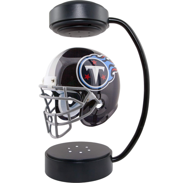 NFL Rotating Levitating Hover Helmet With LED Lighting & Hover Football With Bluetooth Speaker
