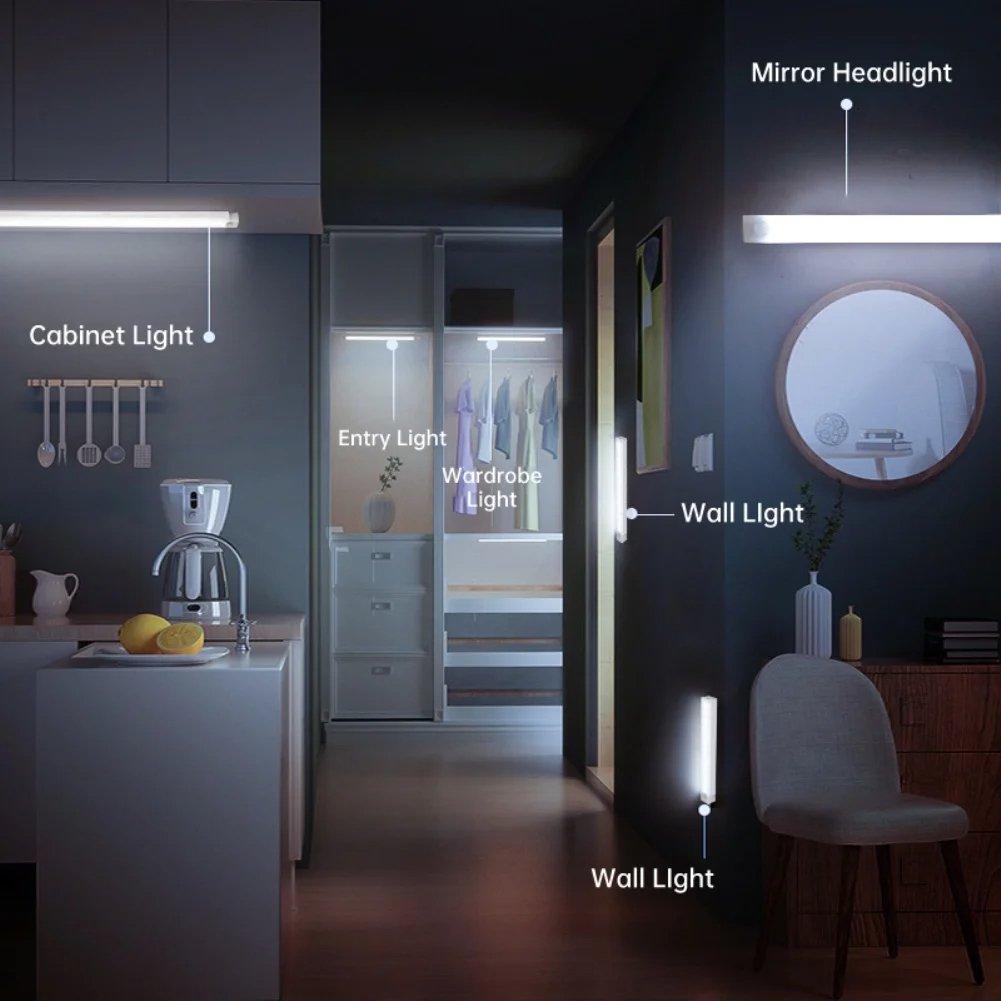 🔥NEW YEAR SALE 49% OFF💡Punch-free Smart Sensor Magnetic Rechargeable LED Lights