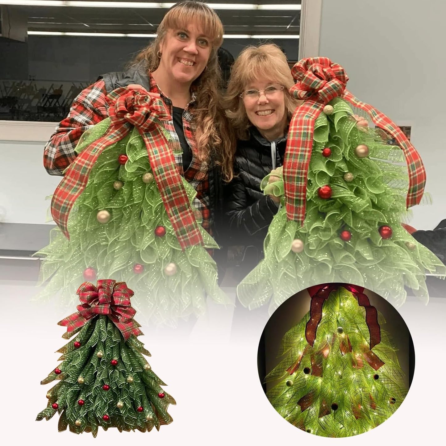 🎄Handmade Christmas Tree Wreath