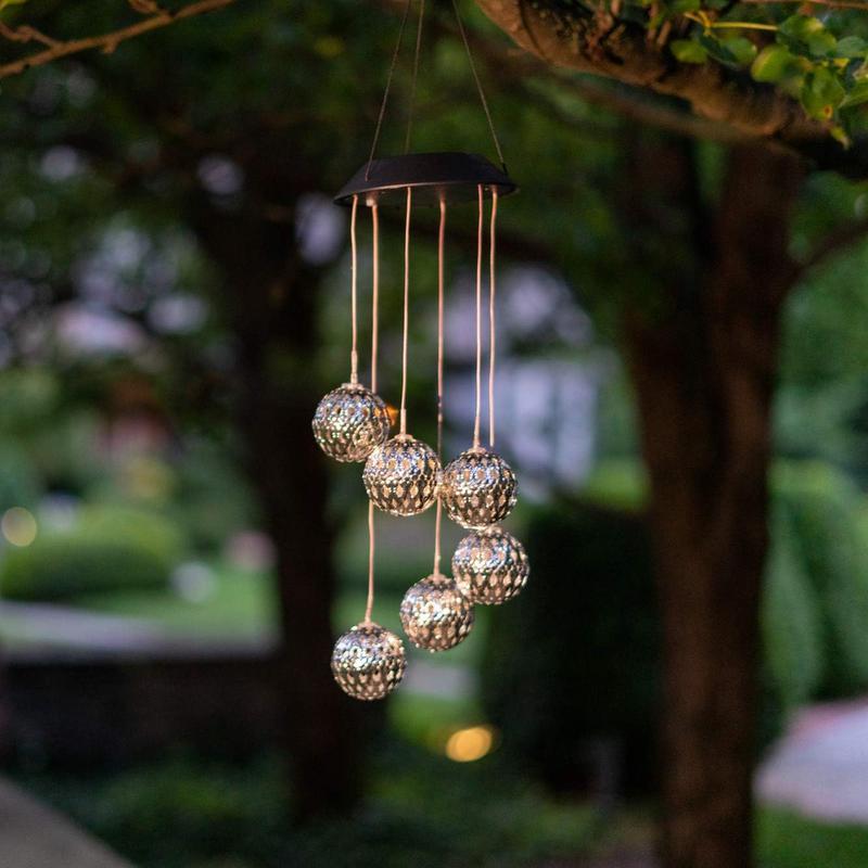 🎉Solar Wind Chime Ball Light