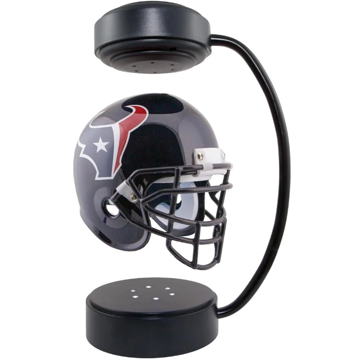 NFL Rotating Levitating Hover Helmet With LED Lighting & Hover Football With Bluetooth Speaker