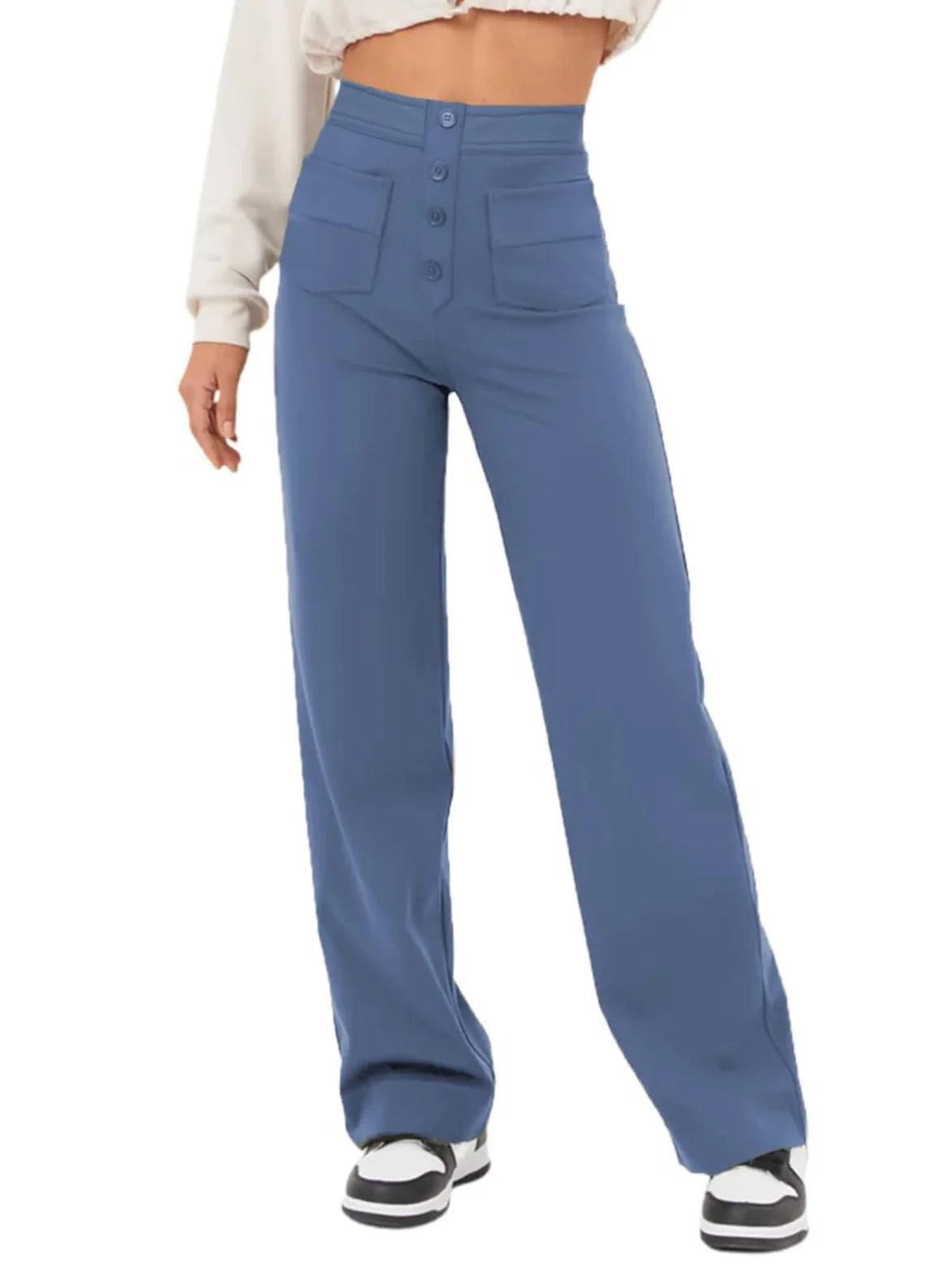 🔥BIG SALE🔥- Multi Pocket High Elastic Pants