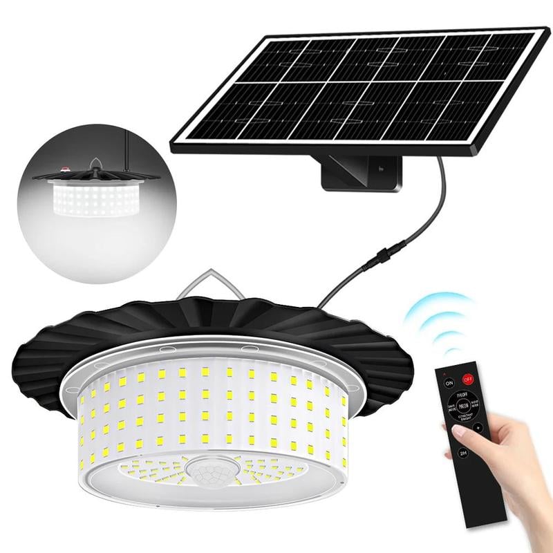 🔥224-LED Solar Pendant Light with Moving Sensor