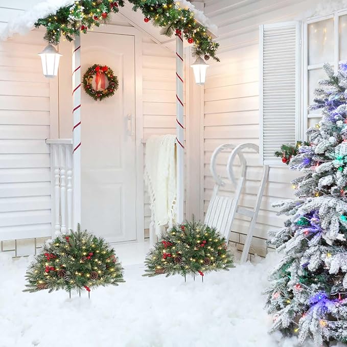 🎄Early Christmas Sale 49% OFF🔥Pre-lit Artificial Christmas Tree Feel Real Urn Filler