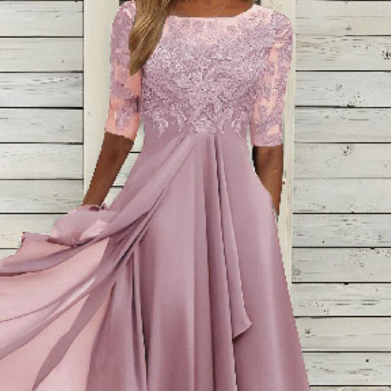đź’–NEW ARRIVAL LIMITED TIME OFFERđź’–Elegant Embroidery Cocktail Flowy Dress