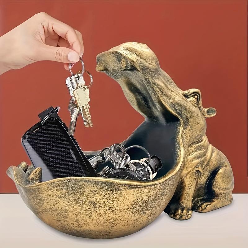 Room Decor Cute Hippopotamus Statue