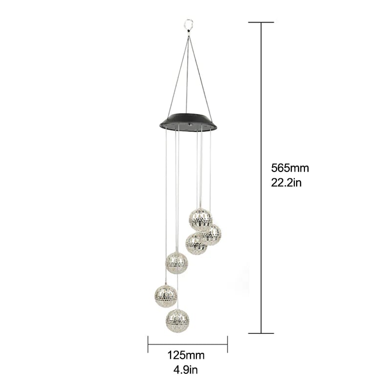 🎉Solar Wind Chime Ball Light
