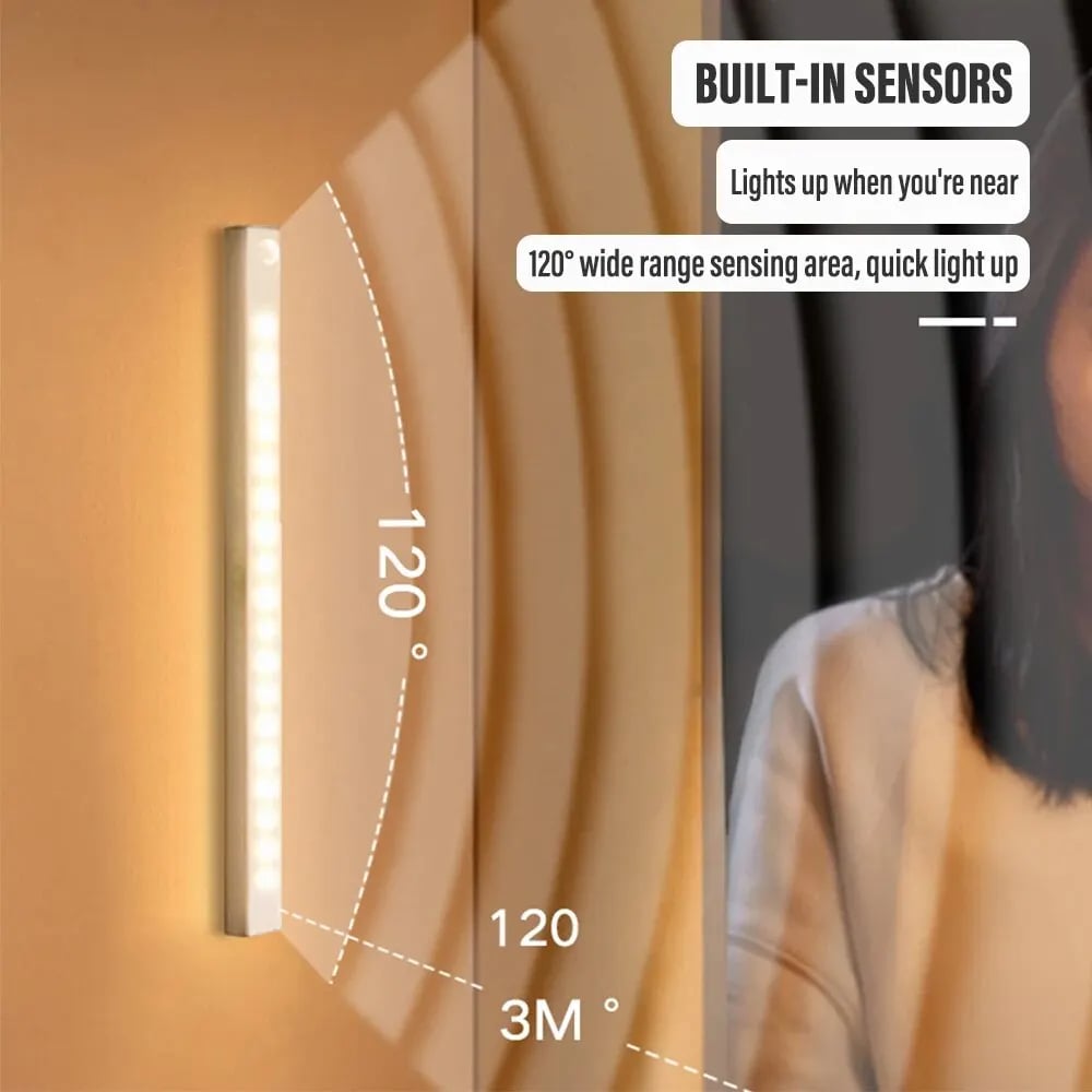 🔥NEW YEAR SALE 49% OFF💡Punch-free Smart Sensor Magnetic Rechargeable LED Lights