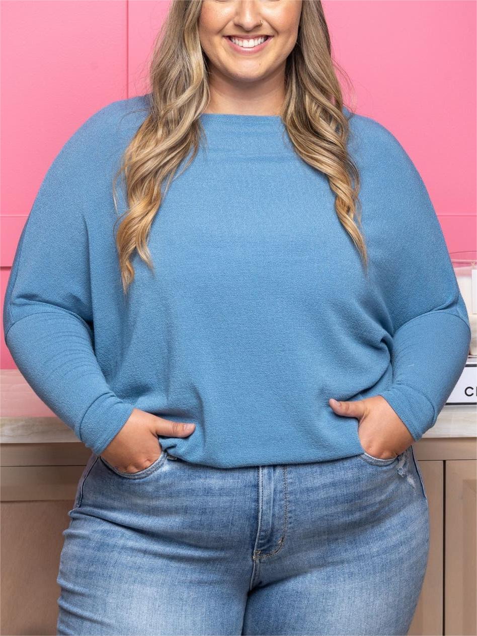 🔥HOT SALE 49% OFF -👚"Dreamy Knit" Boatneck Dolman Top