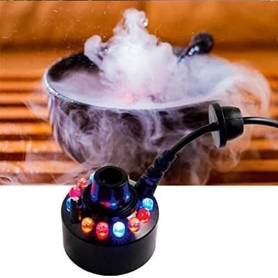 Last Day Special Sale 🔥12 LED light Ultrasonic Mist Maker Fogger🎃