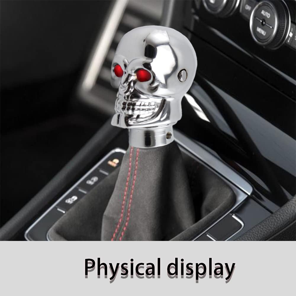 Skull Shifter Knob Fit Most Automatic Transmissions