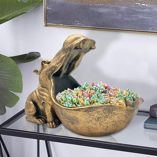 Room Decor Cute Hippopotamus Statue