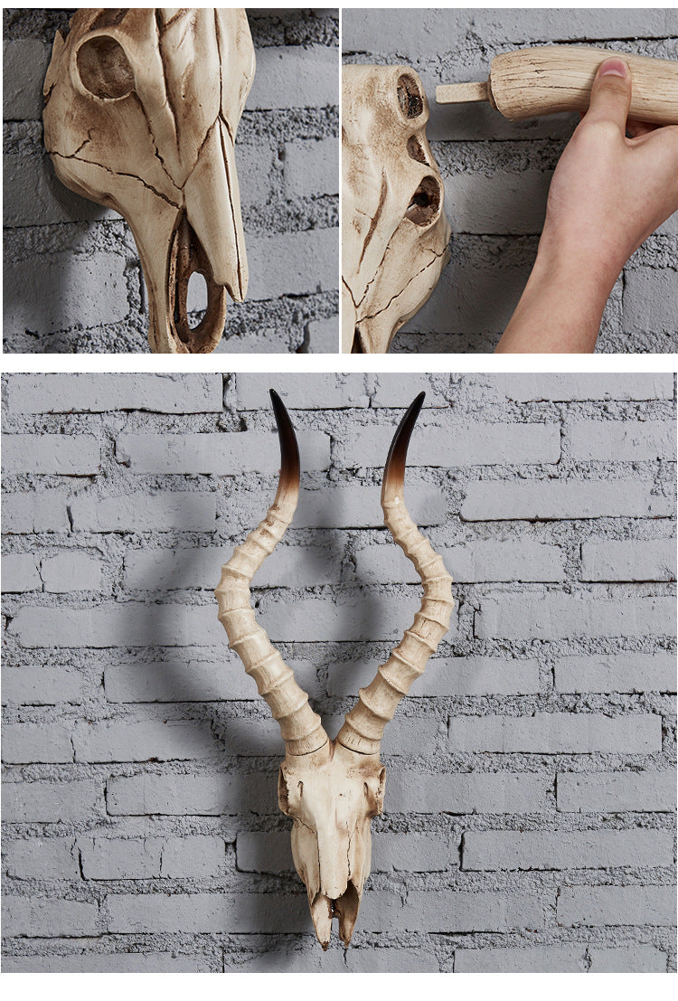 Vintage Sheep Head Wall Hanging Home Decorations
