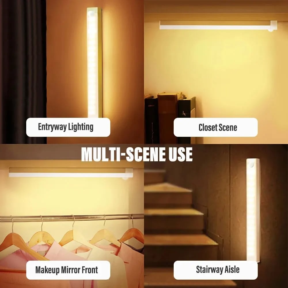 🔥NEW YEAR SALE 49% OFF💡Punch-free Smart Sensor Magnetic Rechargeable LED Lights