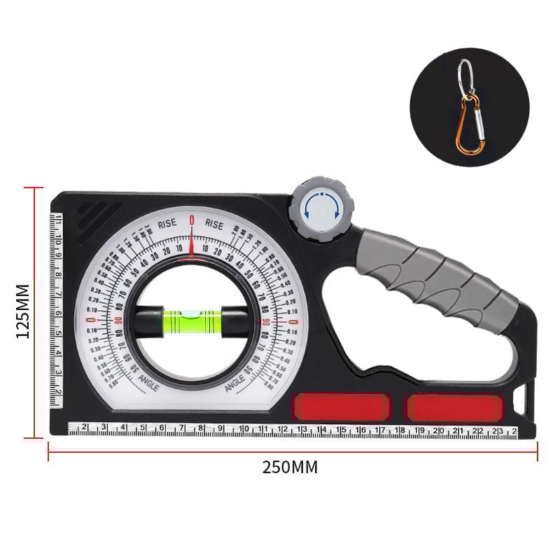 Portable mechanical inclinometer