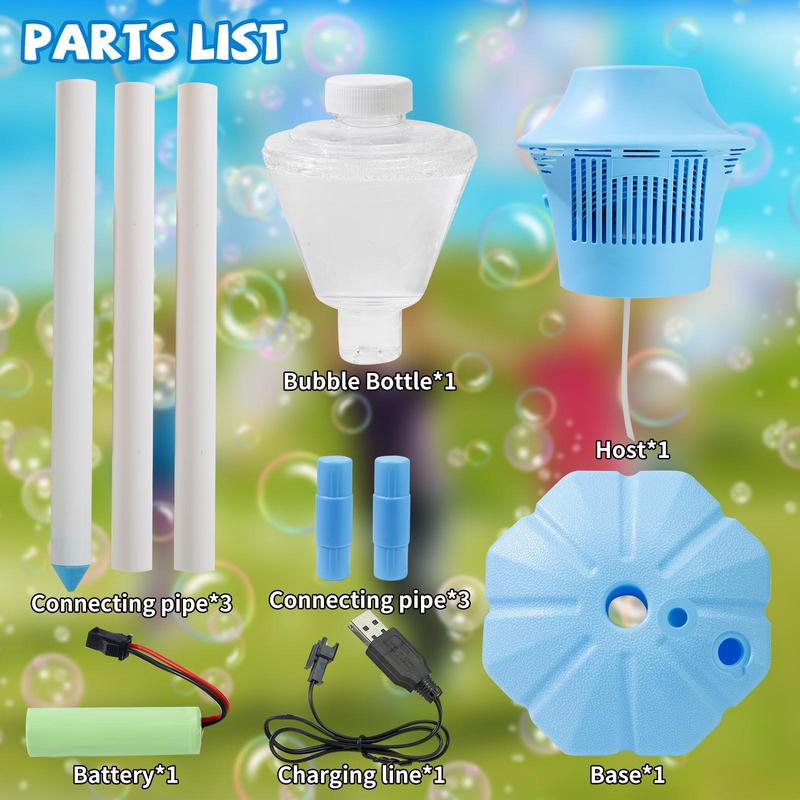 ✨🔥Bubble Maker for Kids – Adjustable Height Stand