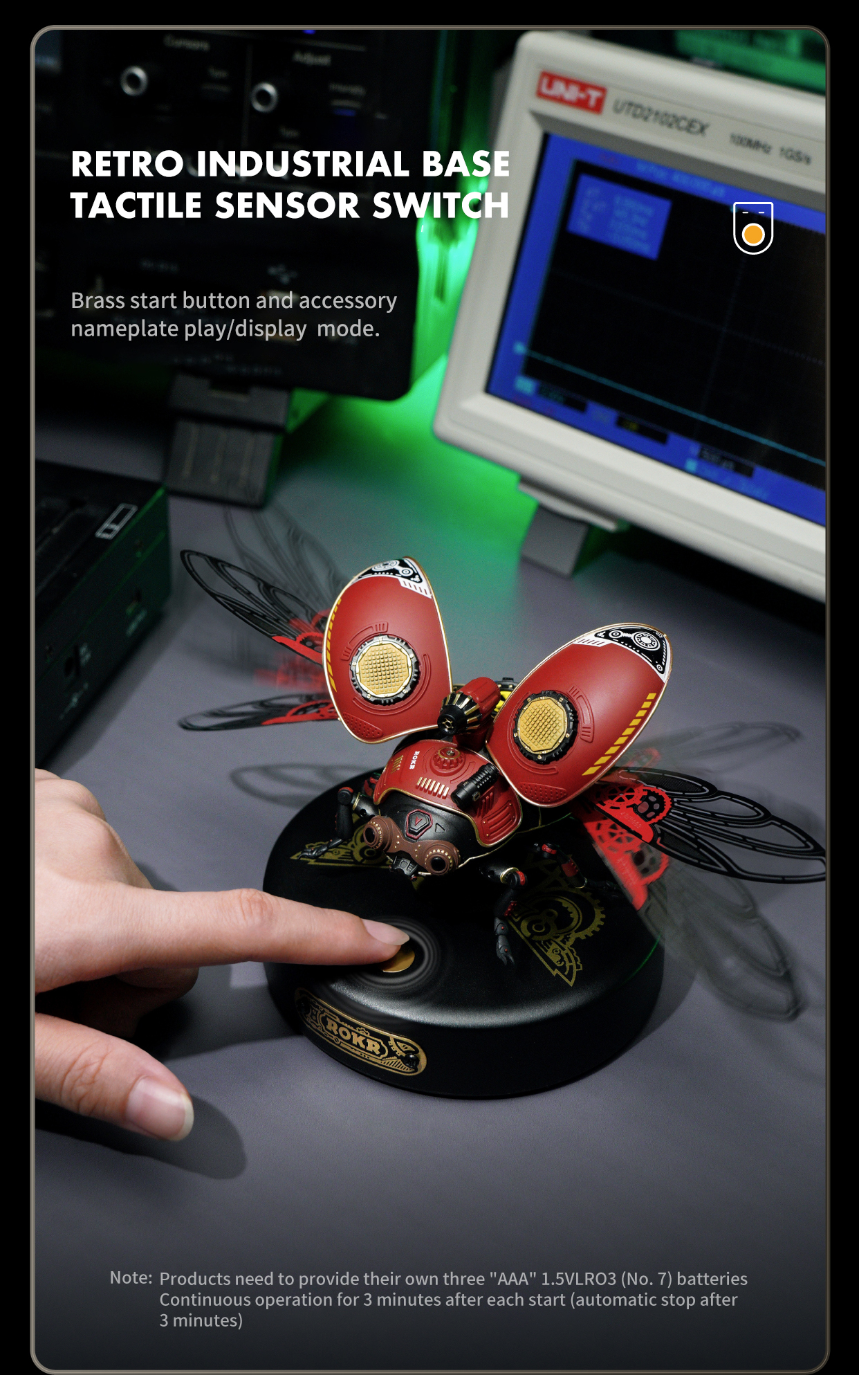 Storm Beetle Mechanical Species DIY 3D Puzzle