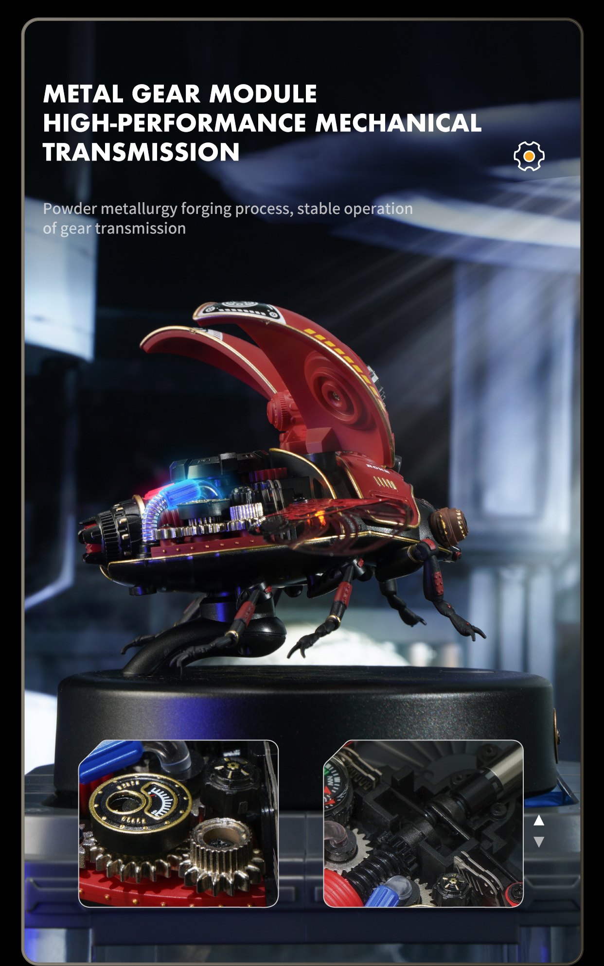 Storm Beetle Mechanical Species DIY 3D Puzzle