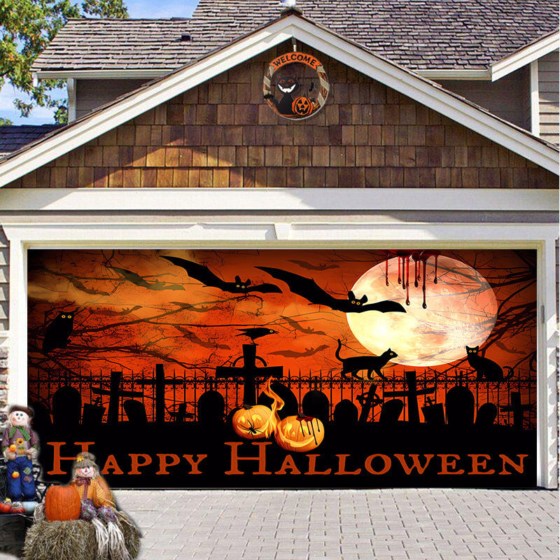 🎃Halloween Garage Door Covers