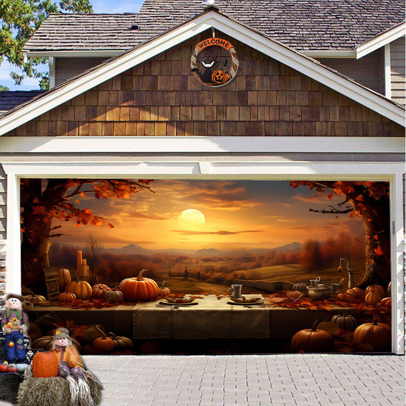 🎃Halloween Garage Door Covers