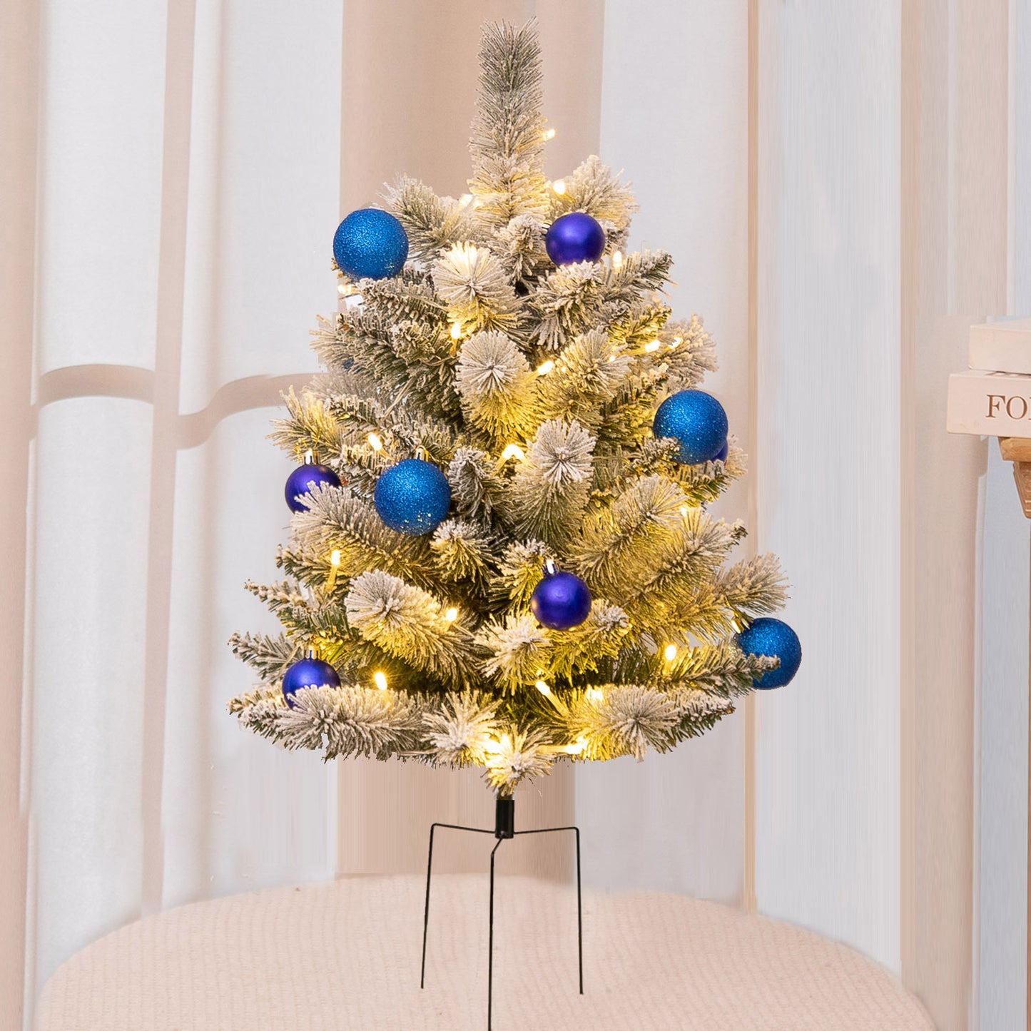 🎄Early Christmas Sale 49% OFF🔥Pre-lit Artificial Christmas Tree Feel Real Urn Filler