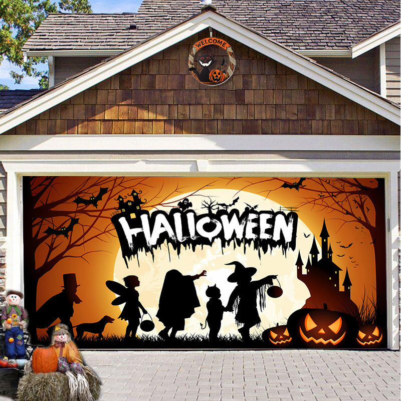 🎃Halloween Garage Door Covers