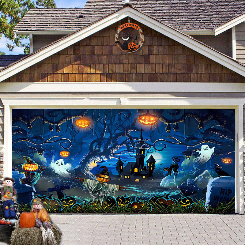 🎃Halloween Garage Door Covers