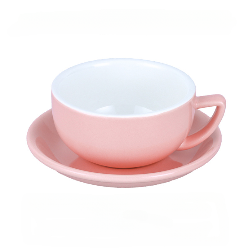 Personalized embossed solid color coffee cup