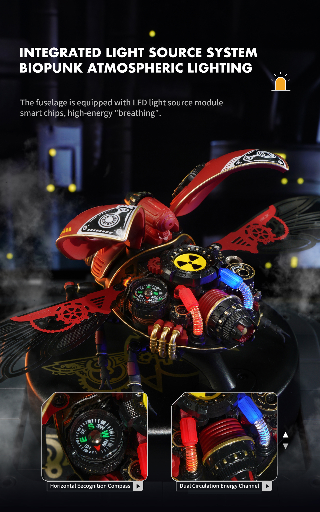 Storm Beetle Mechanical Species DIY 3D Puzzle