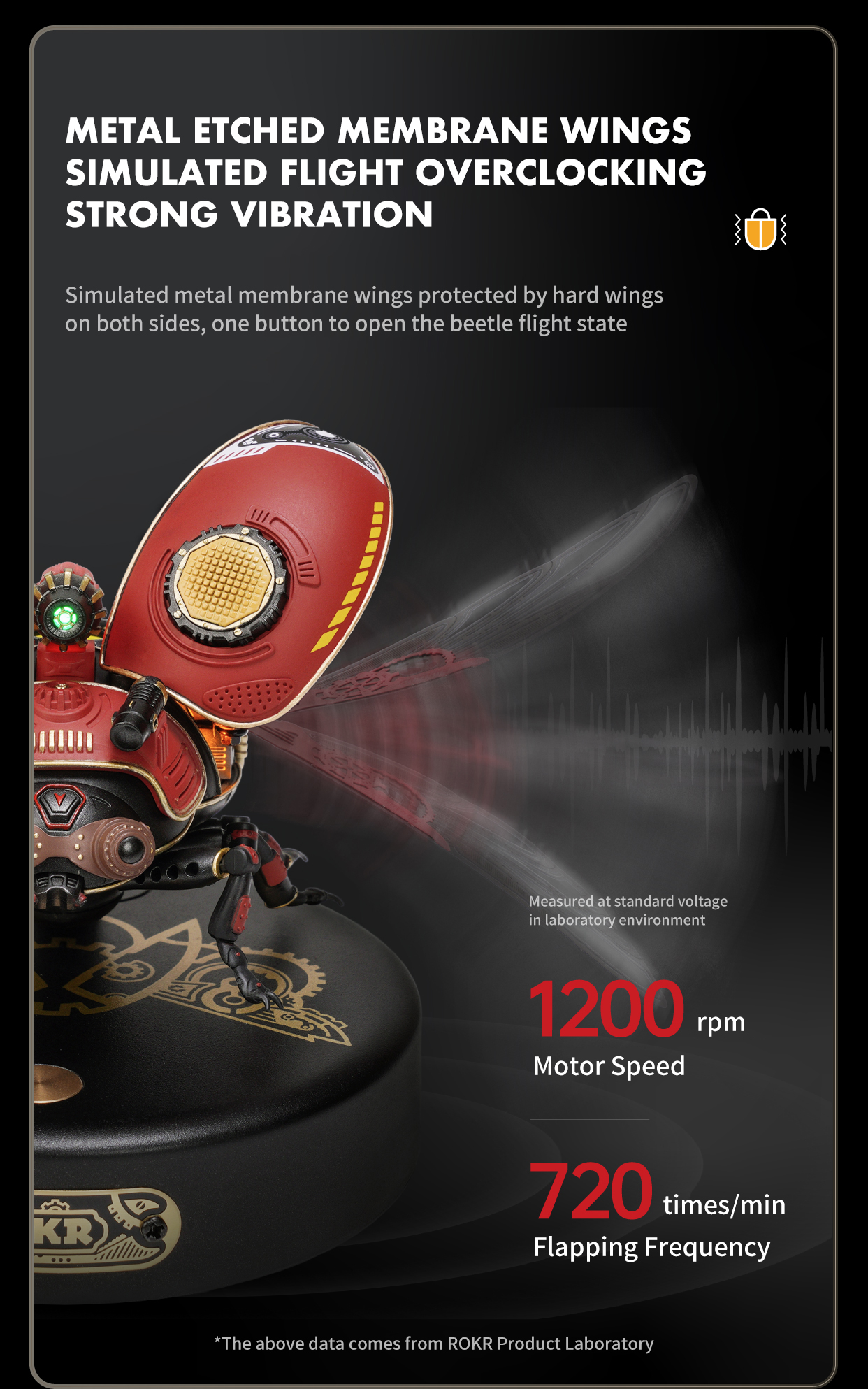 Storm Beetle Mechanical Species DIY 3D Puzzle