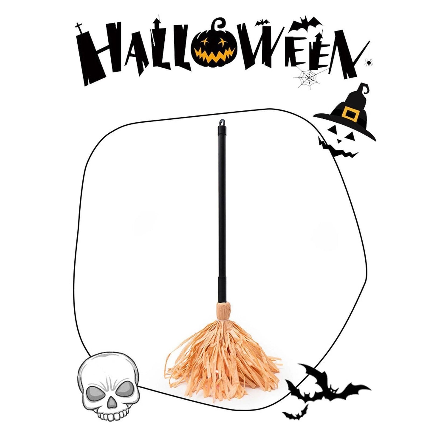 🧙♀️Halloween witch flying on a broomstick🧹