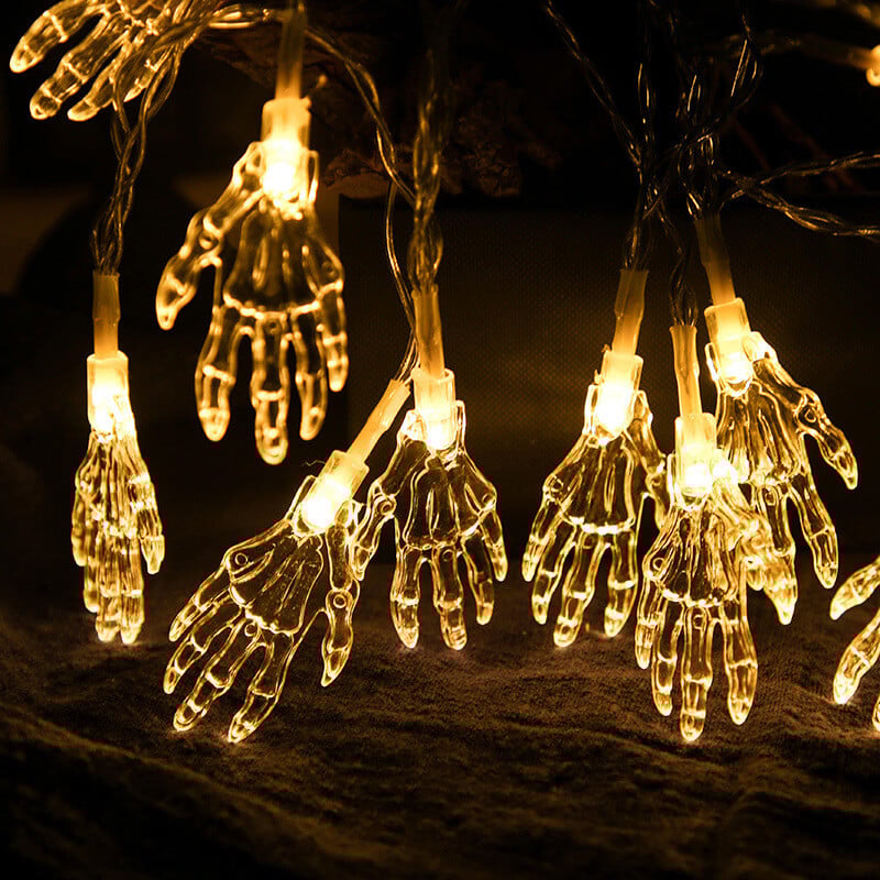 👻👻Halloween led ghost hand light string