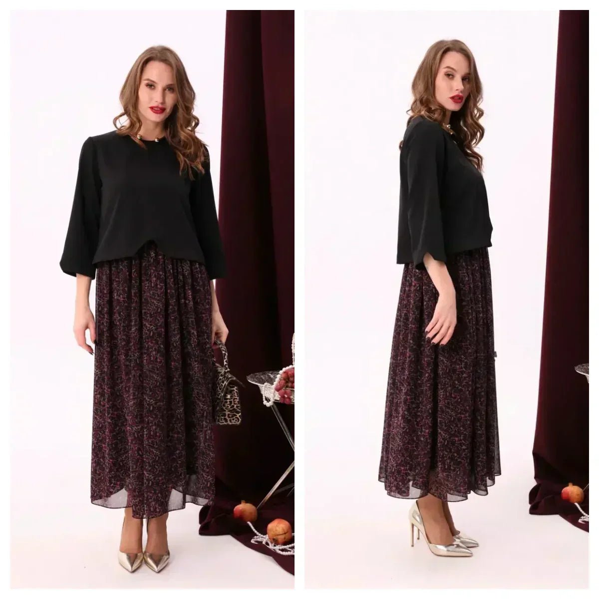 💗Skirt set with elegant bust