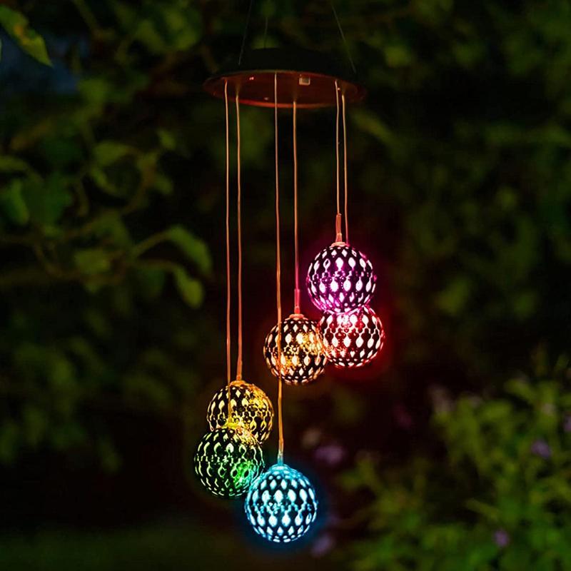 🎉Solar Wind Chime Ball Light