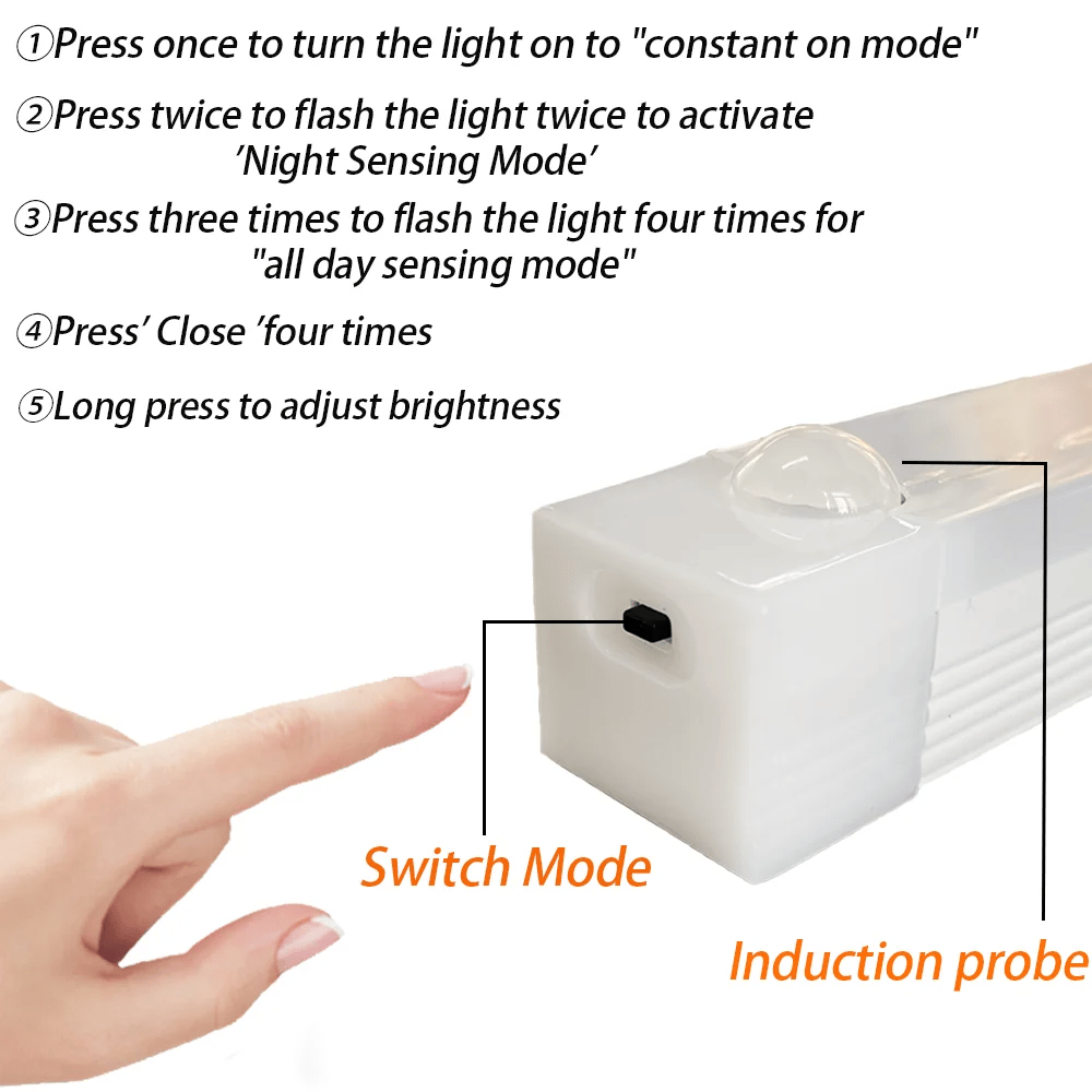 🔥NEW YEAR SALE 49% OFF💡Punch-free Smart Sensor Magnetic Rechargeable LED Lights