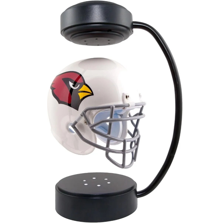 NFL Rotating Levitating Hover Helmet With LED Lighting & Hover Football With Bluetooth Speaker