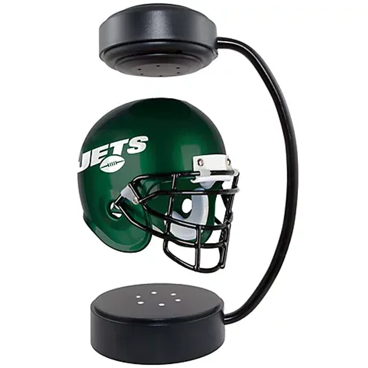 NFL Rotating Levitating Hover Helmet With LED Lighting & Hover Football With Bluetooth Speaker