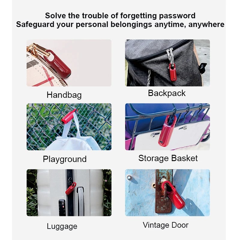 🔒Smart Fingerprint Padlock (Model SY11 and Model M01)