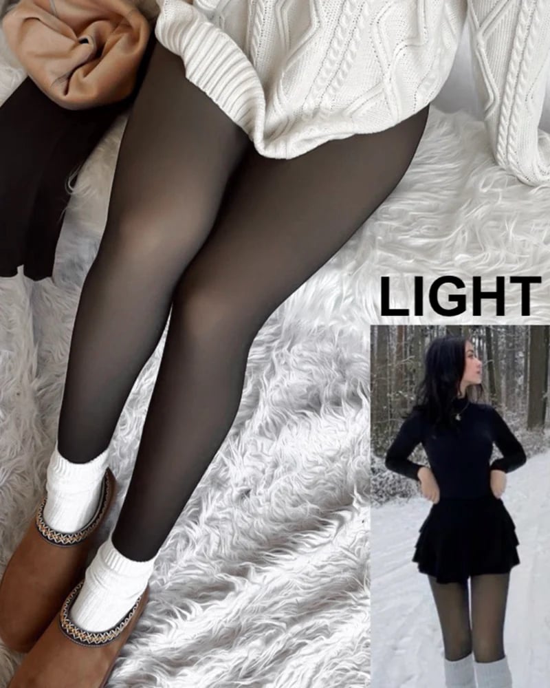 THE ORIGINAL! MAGIC VELVET LINED LEGGINGS • CLOSED FOOT (LOOKS LIKE PANTYHOSE)